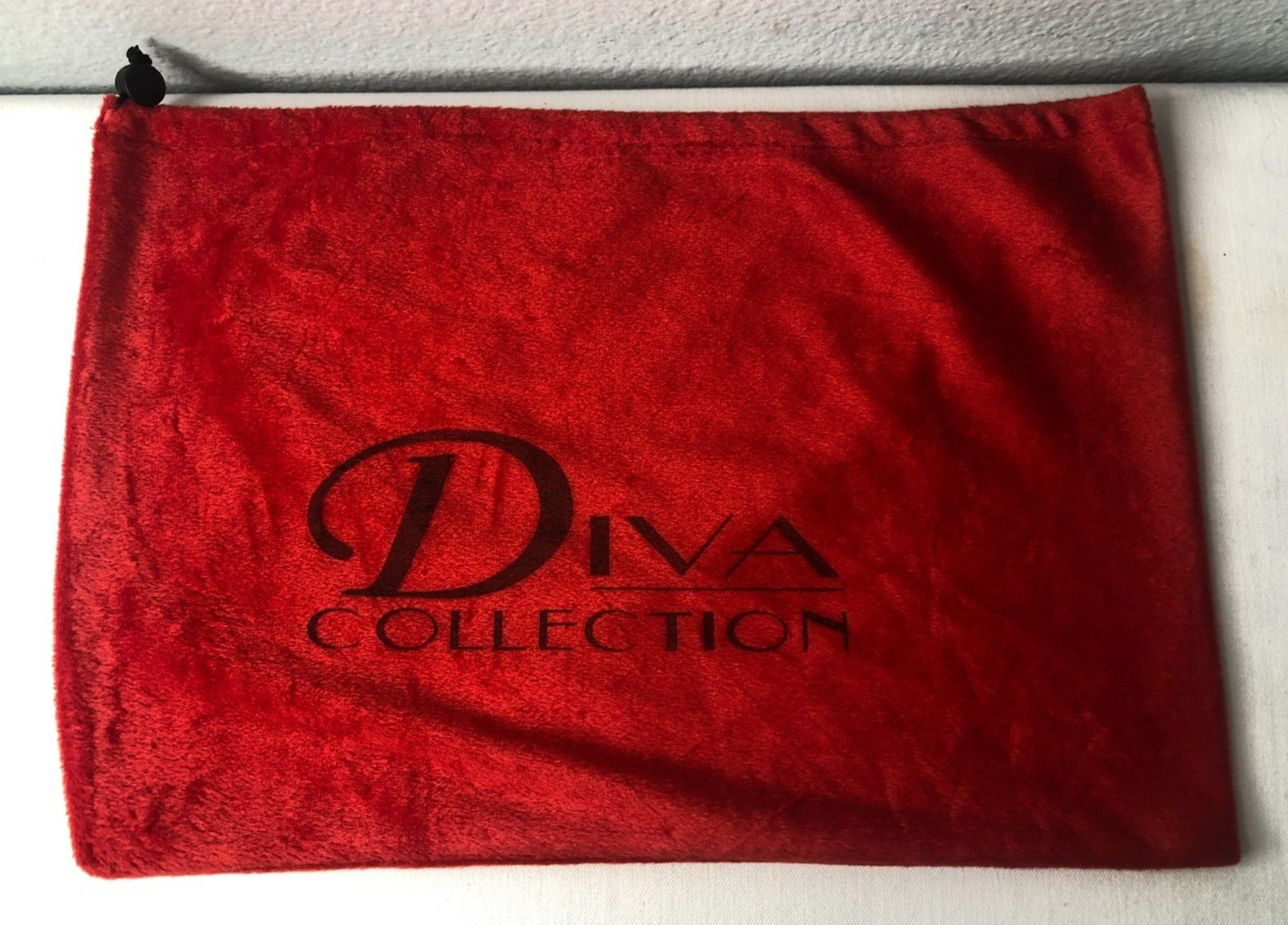 Diva Collection Drawstring Protection Travel Dust Storage Bag Red 11X14