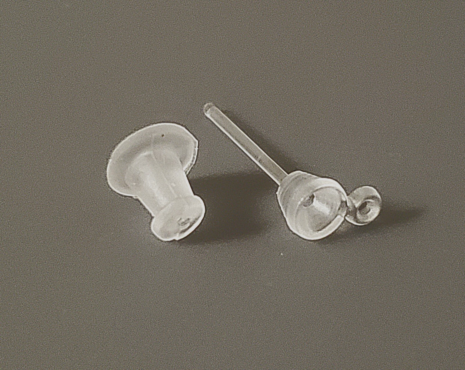2-Packs-Plastic Earring Posts w/Loop & Backing-Create Metal Free Dangle Earrings