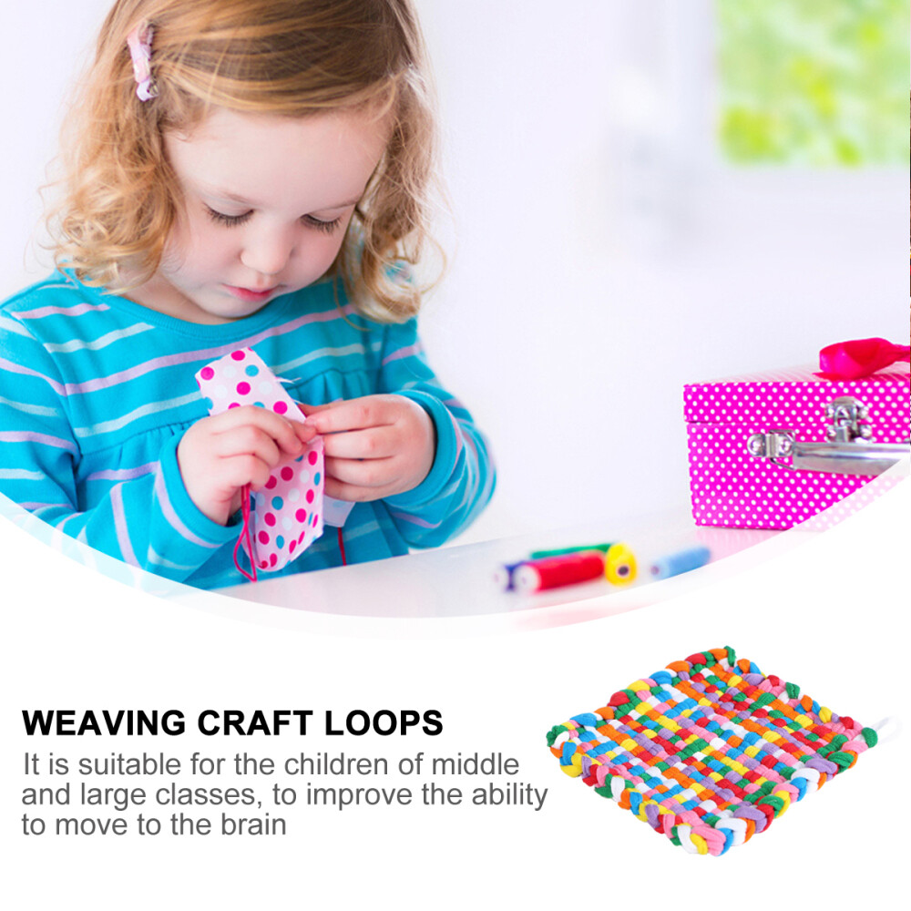 98Pcs Make Potholders Potholder Weaving Pot Holder Maker Kit