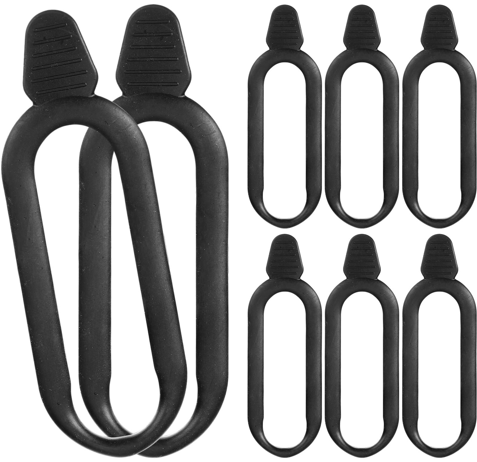 8 Pcs Rubber Snubbers Straps for ATV Gun & Bow Rack Gun Holders for ATV Strap...