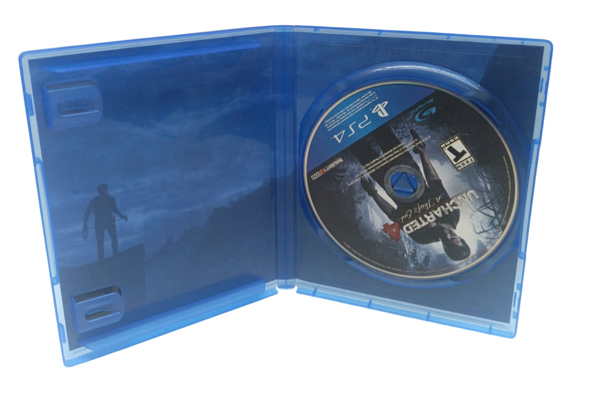 Replacement Case (NO GAME) Uncharted 4 A Thief's End Playstation 4 Original Box