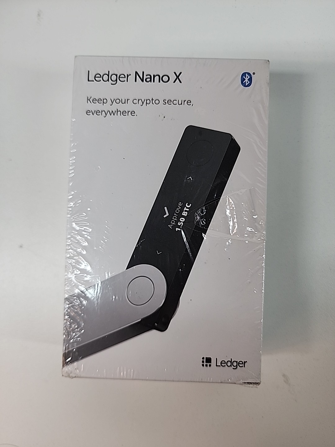 Ledger - Nano X Crypto Hardware Wallet - Bluetooth - Onyx Black