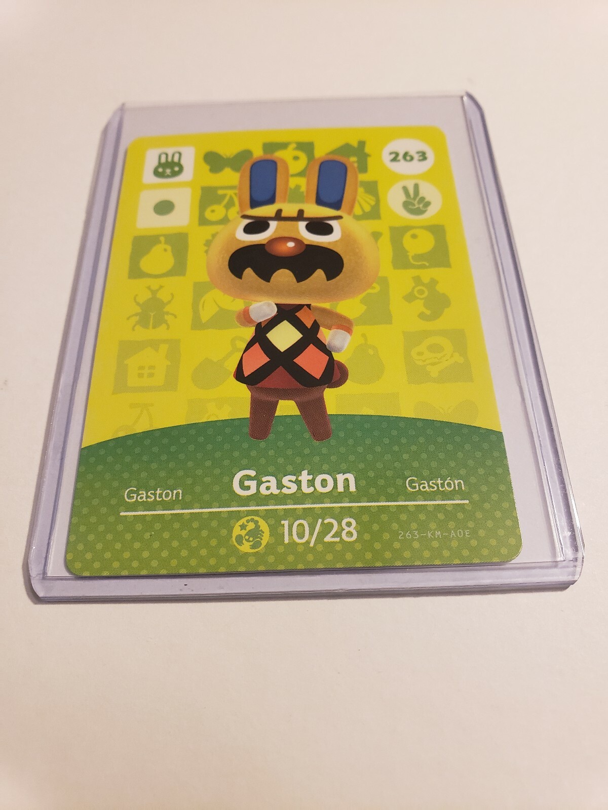 !SUPER SALE! Gaston # 263 Animal Crossing Amiibo Card AUTHENTIC Series 3 NEW!