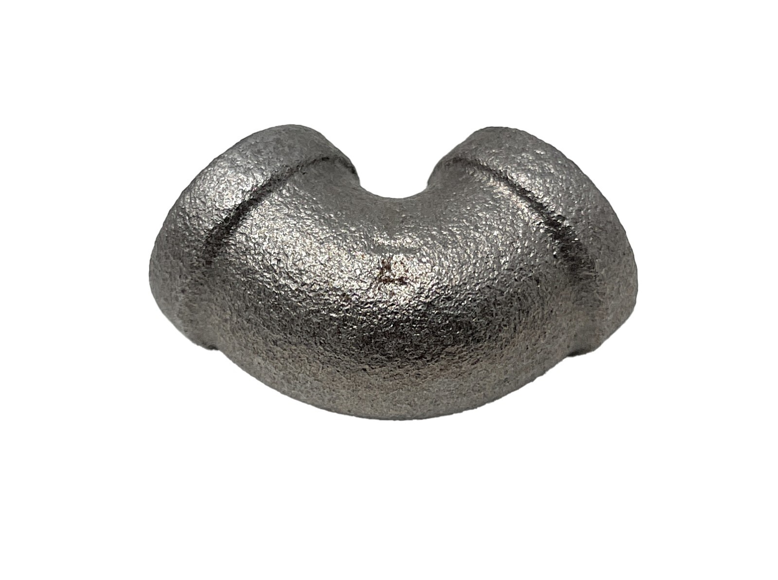 90 Degree Elbow, 1/4" NPT Female Malleable Iron Pipe Fitting, Black Finish