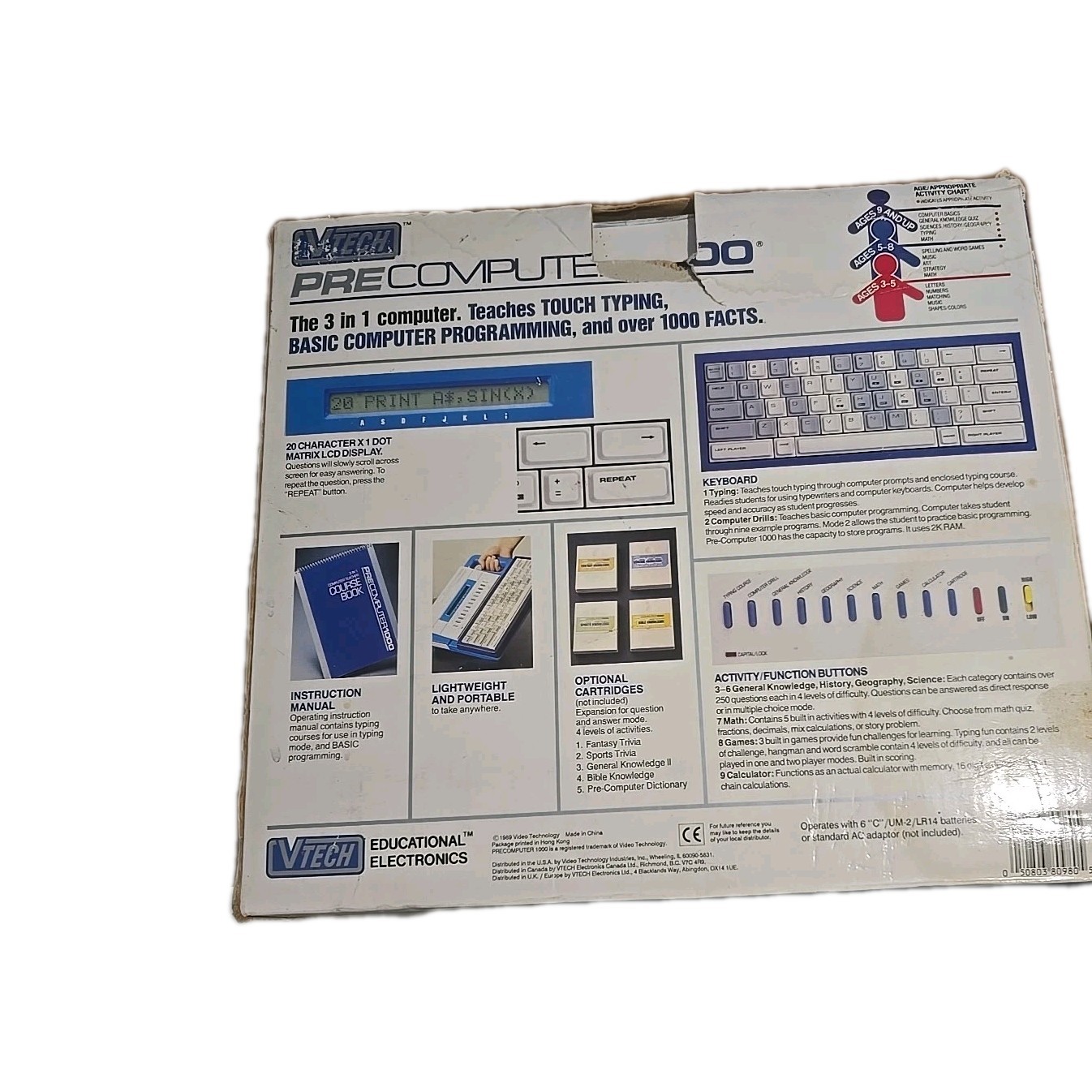 Vintage Vtech Pre Computer 1000