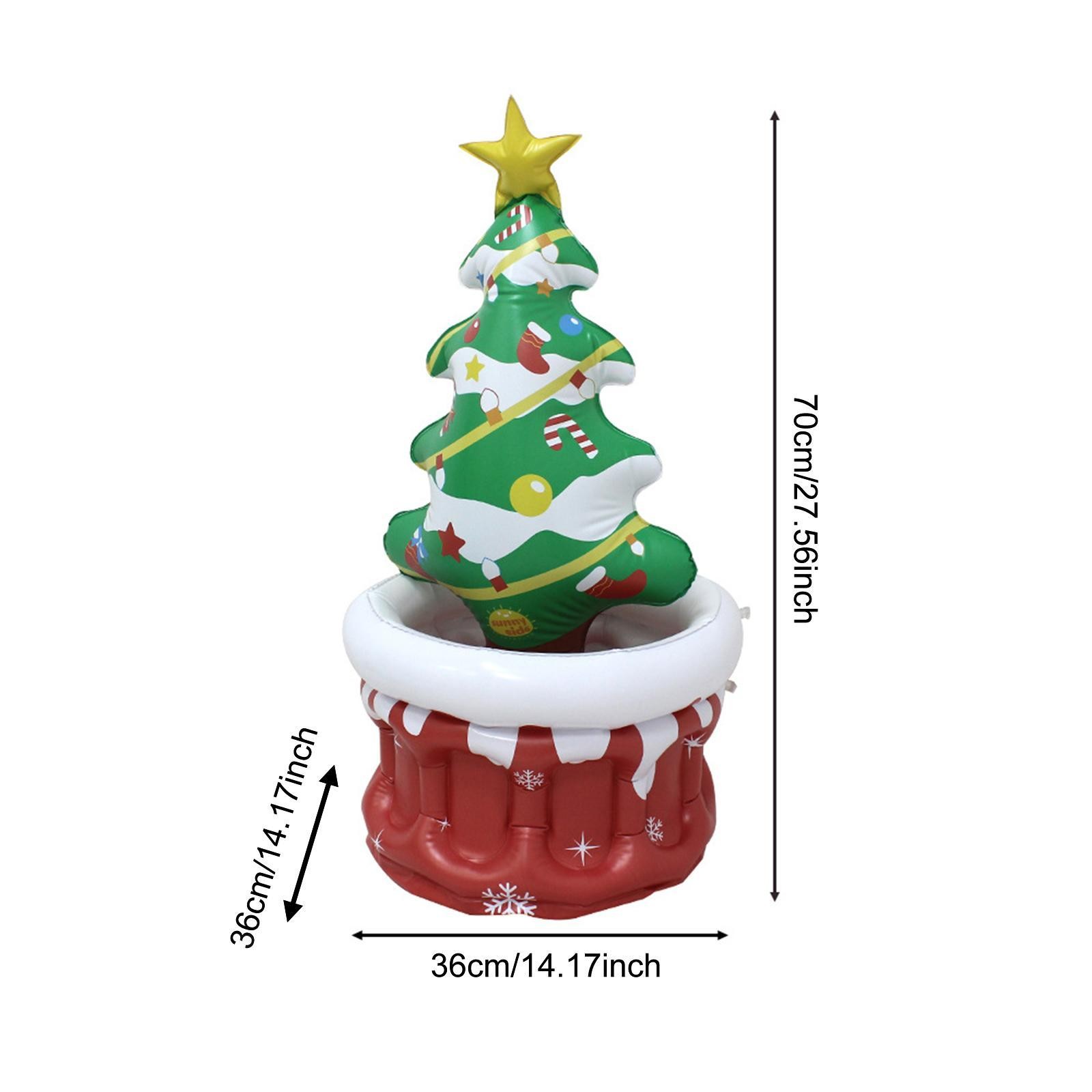 Inflatable Cooler Container Christmas Decoration Beverage Drinking Cooler for