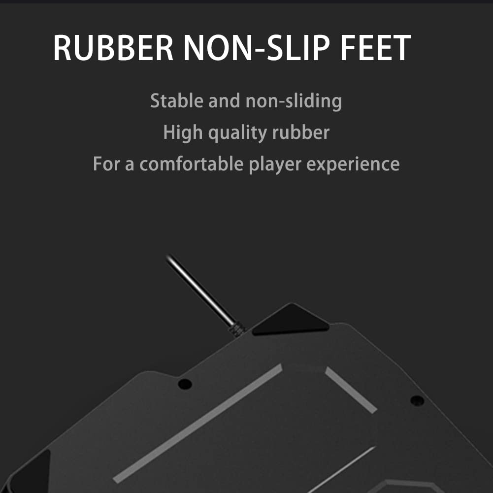 OneHanded Mechanical Gaming Keyboard 35 Keys Waterproof 3 Color Backlight