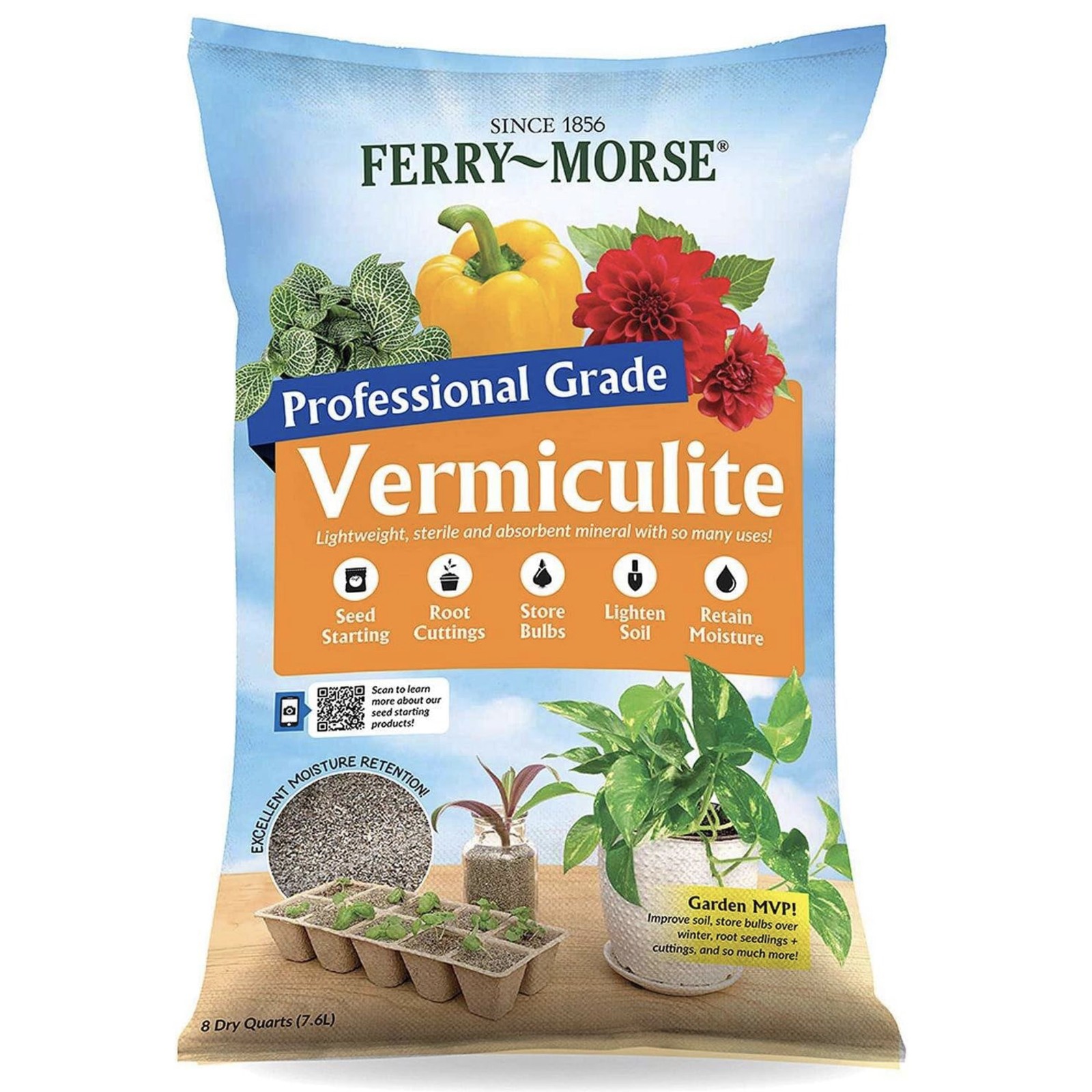Ferry-Morse Professional-Grade Vermiculite 8QT