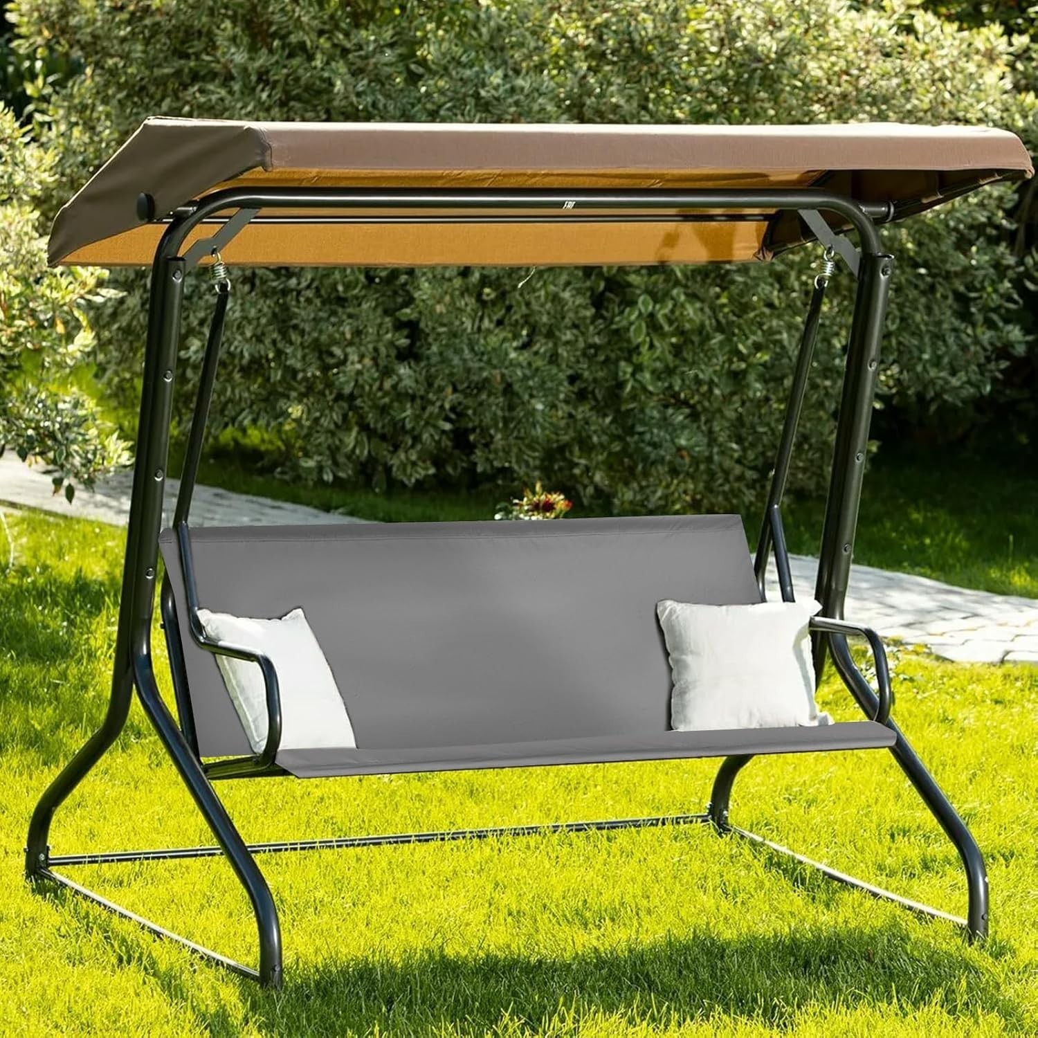 Porch Patio Swing Seat Cover Replacement,600D Thickened Oxford Waterproof Swing