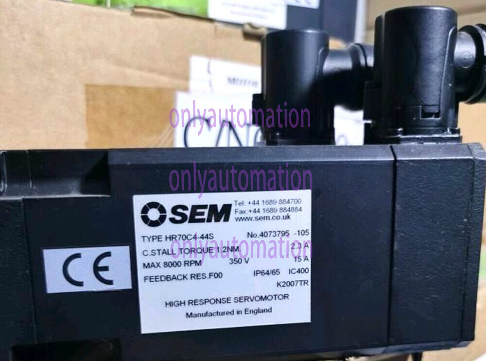 1PCS NEW SEM HR70C4-44S Servo Motor~