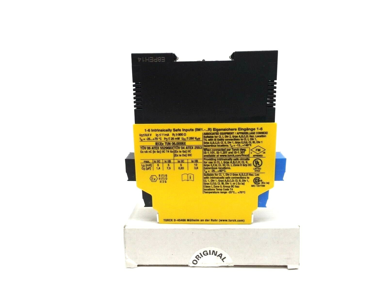 Turck IM1121EXR Isolating Switching Amplifier