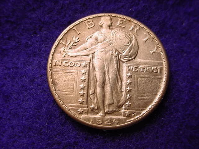 1924-D STANDING LIBERTY QUARTER SUPERIOR KEY DATE QUARTER!!   #75