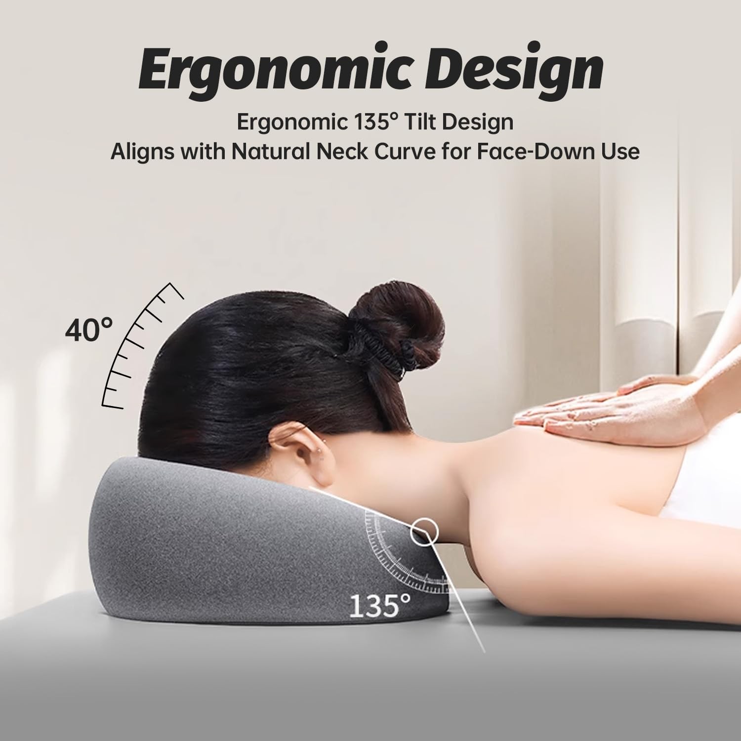 Face Down Pillows for Massage Table, Massage Headrest for Bed, Face Pillow fo...
