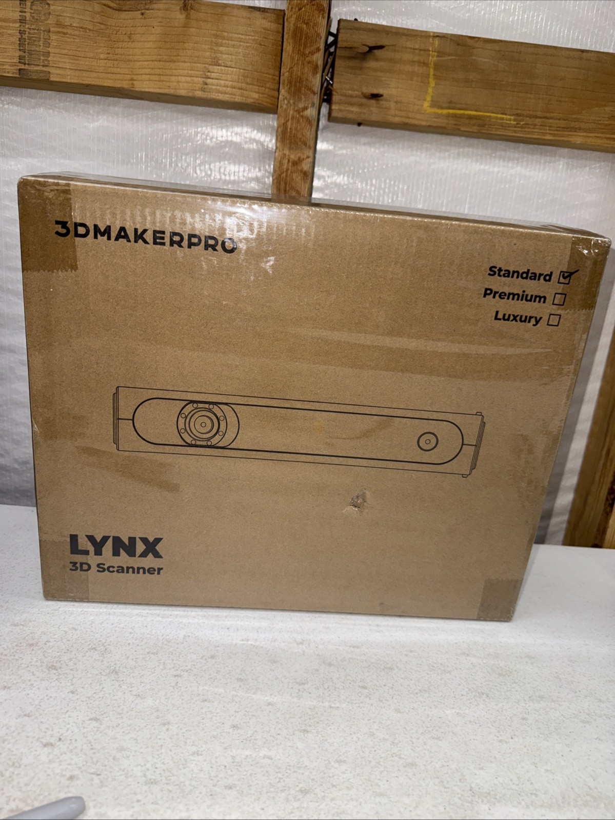 3DMakerpro Lynx Standard 3D Scanner For 3D Printing 0.1mm Accuracy Scan 10FPS