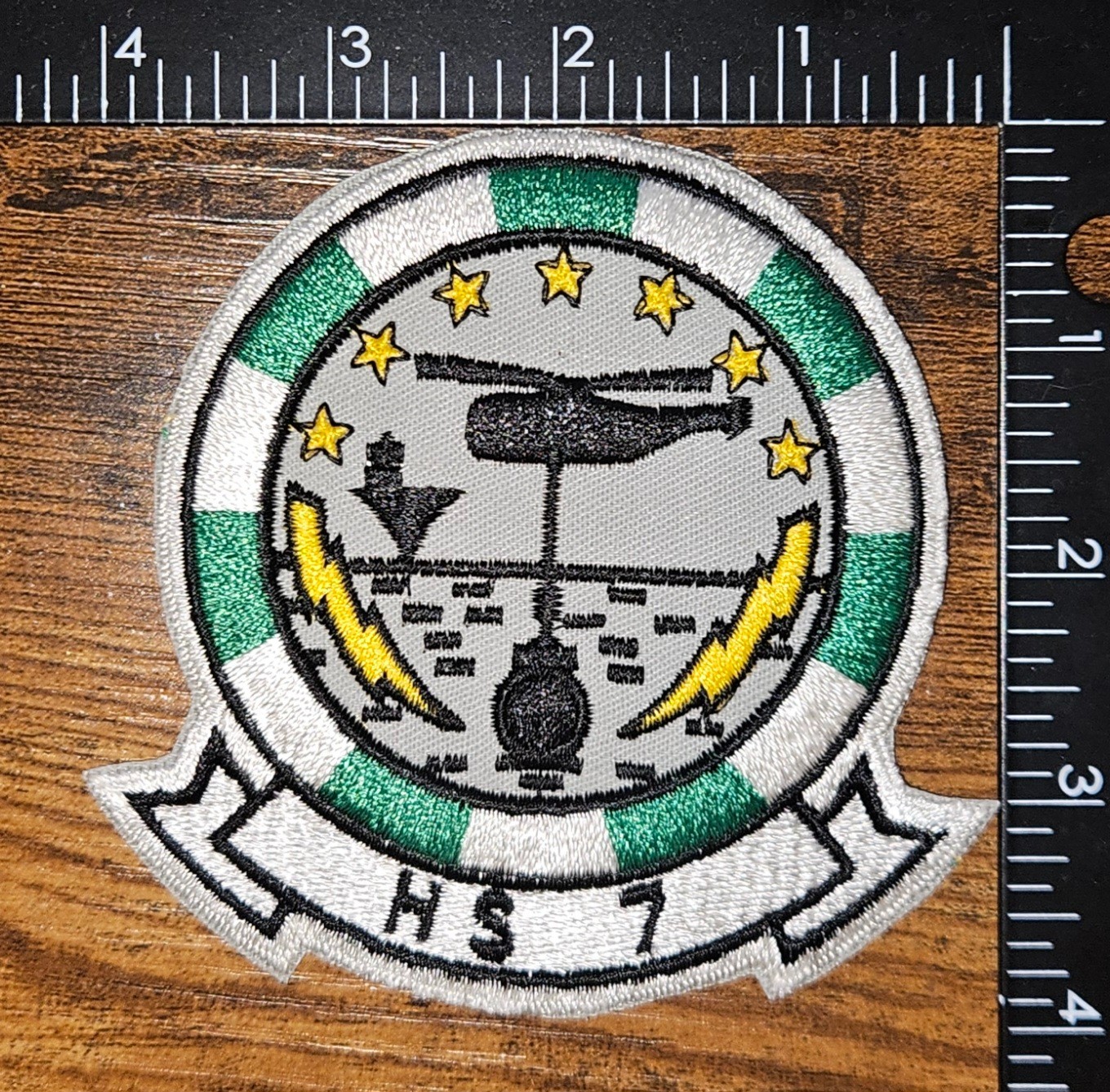 U.S. Navy's Helicopter Anti-Submarine Squadron Seven (HS-7) Dusty Dogs Patch