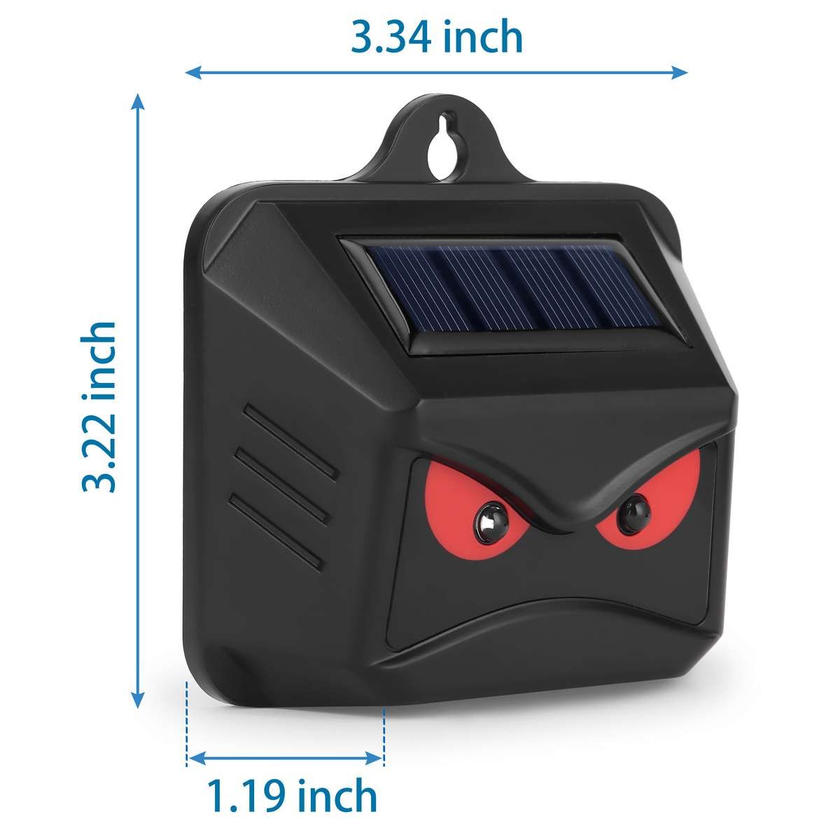 Solar Flashing Light Ultrasonic Animal Repellent Skunk Deer Raccoon For Garden