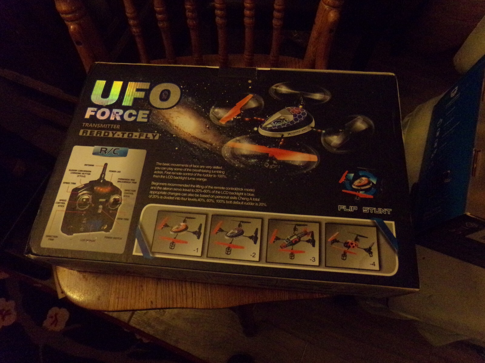 DRONE QUAD COPTER UFO FORCE 2.4 GHZ black