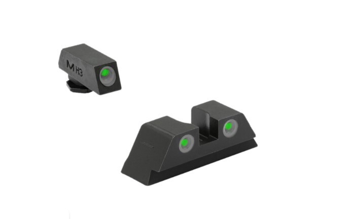 MEPROLIGHT Night Sights for Glock 43X, 43, 42 TRU DOT NEW (AT691)