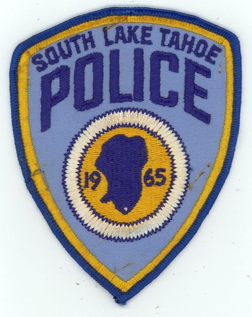 CALIFORNIA CA SOUTH LAKE TAHOE POLICE NICE SHOULDER PATCH SHERIFF