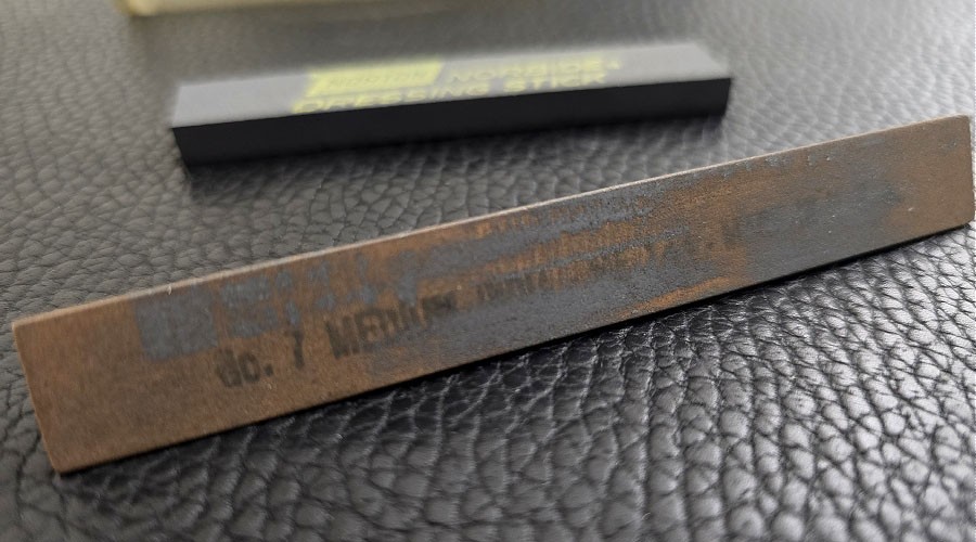 Watchmaker's/Clockmaker's Estate Norton Norbide Dressing Stick & Another Piece