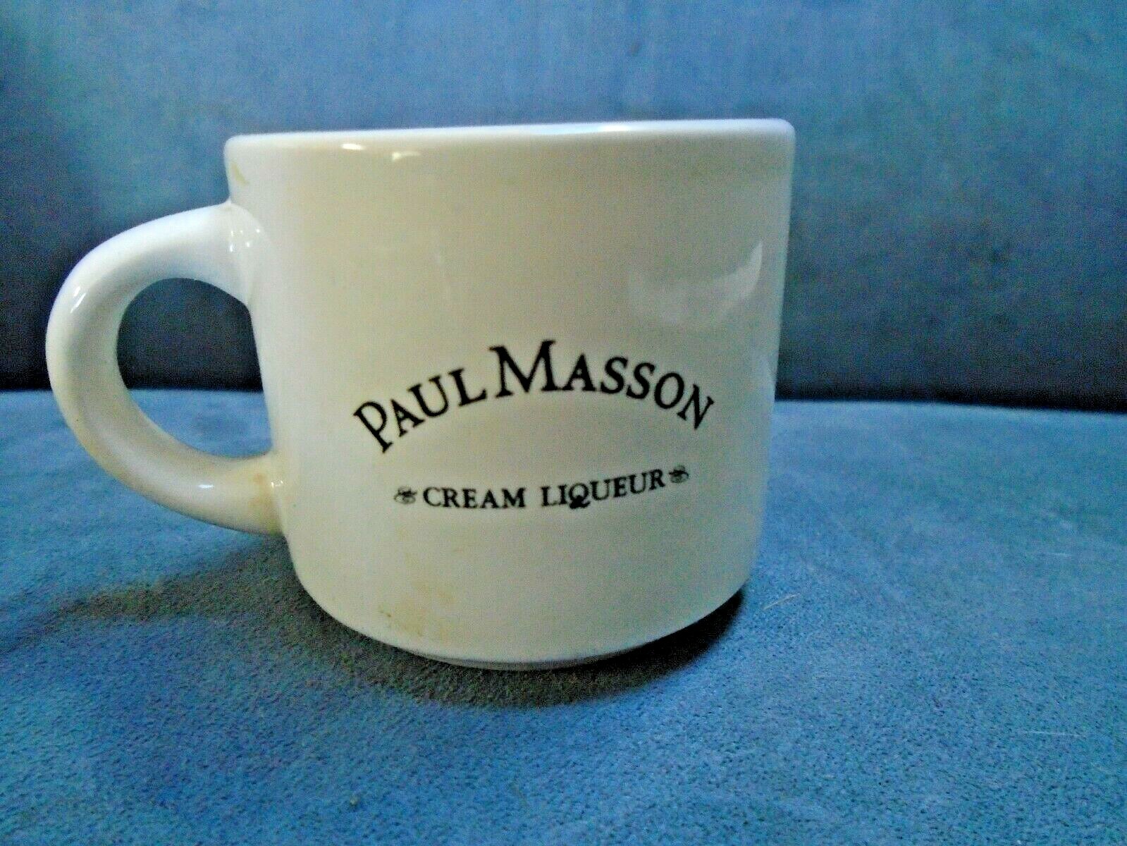 PAUL MASSON CREAM LIQUEUR EXPRESSO HANDLED SHOT GLASS CUP OR MUG