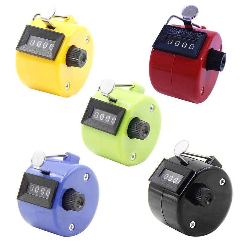 Assorted Colors Tally Counters Plastic Counter Clicker Mechanical for Palm