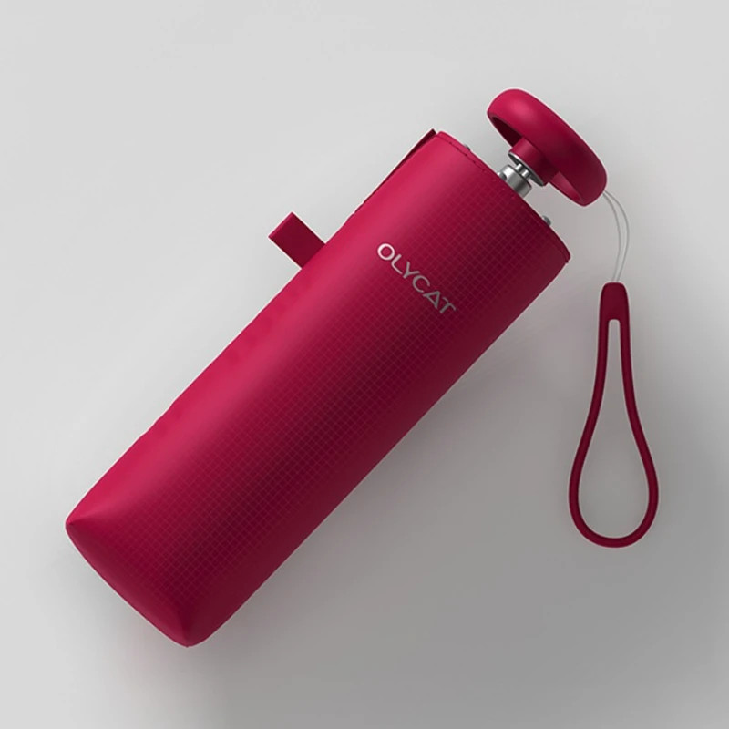 136G Ultralight Mini Umbrella for Women Portable Compact Five-Fold Sunsha