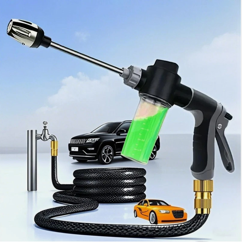 Car Snow Foam Washer Gun High Pressure Garden Wash Cleaning Soap Bottle Sprayer