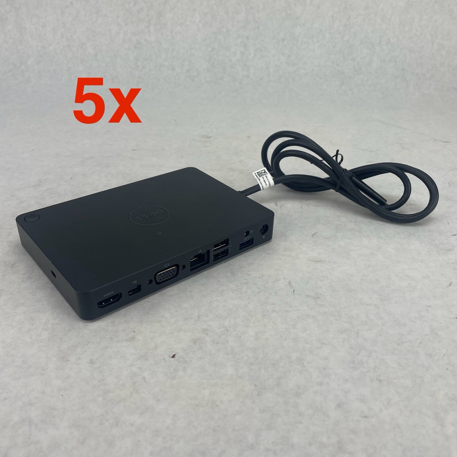 Dell RWM2X WD15 K17A K17A001 Docking Station No Charger Lot of 5