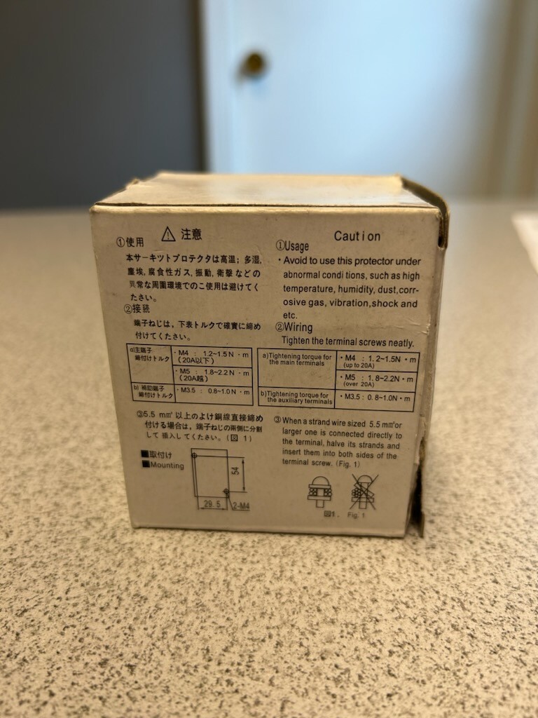 Fuji Circuit Protector CP33 30 Fuji Electric 