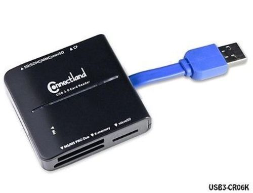 USB 3.0 Mini All-in-One 6-Slot Multi Memory Card Reader, CF,SD,MS (CL-CRD20128)