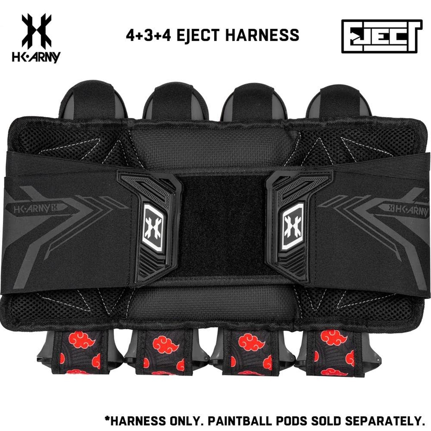 HK Army 4+3 Eject Paintball Harness Pod Pack - Devastation Kloud