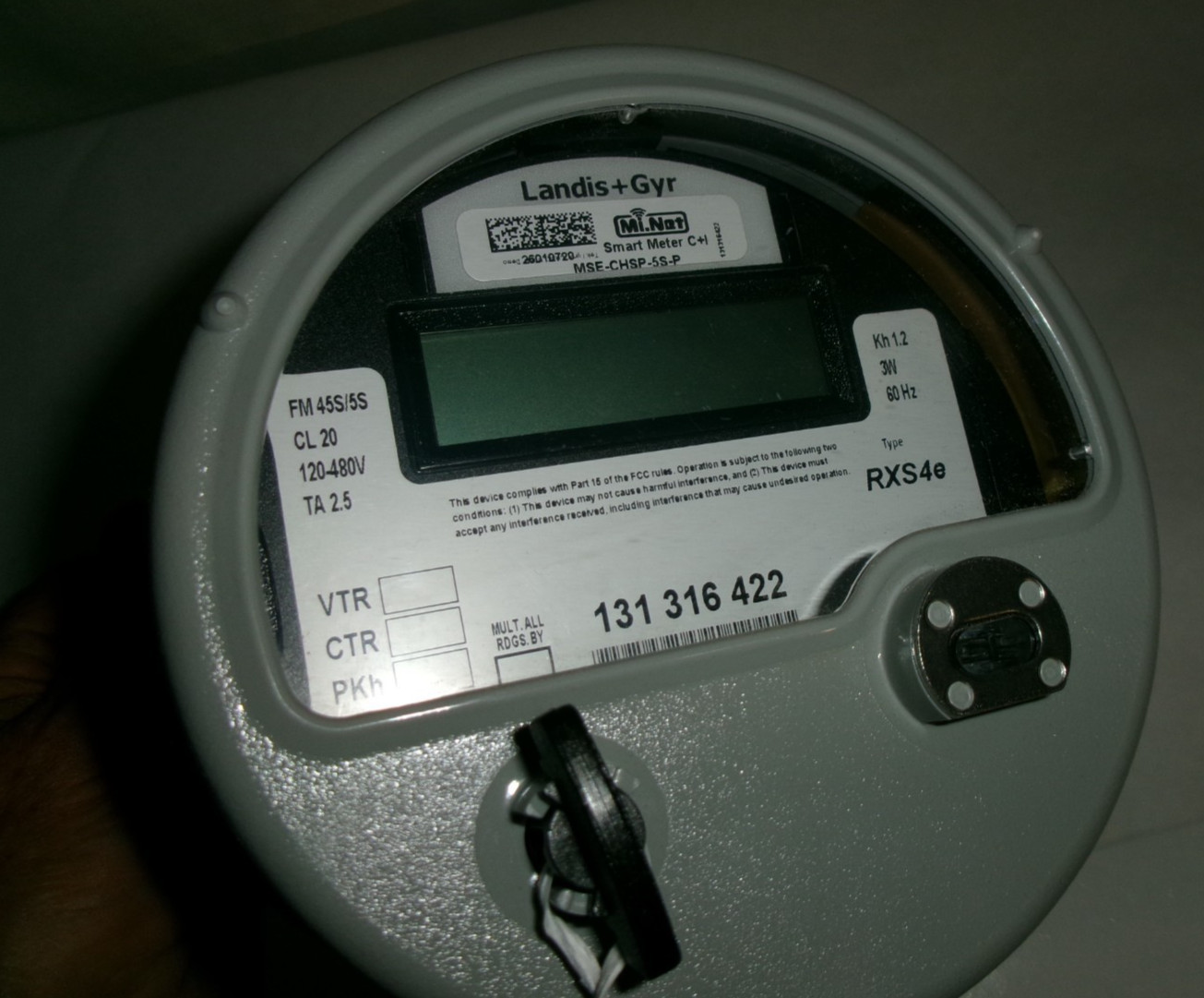 Landis+Gyr Watthour Meter NEW Smart Meter with LOCKING CASE