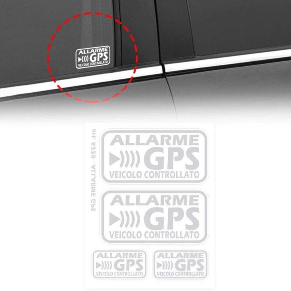 4Pcs GPS Motorcycle Sticker Waterproof Vinyl Decal Front Fairing Side Panel