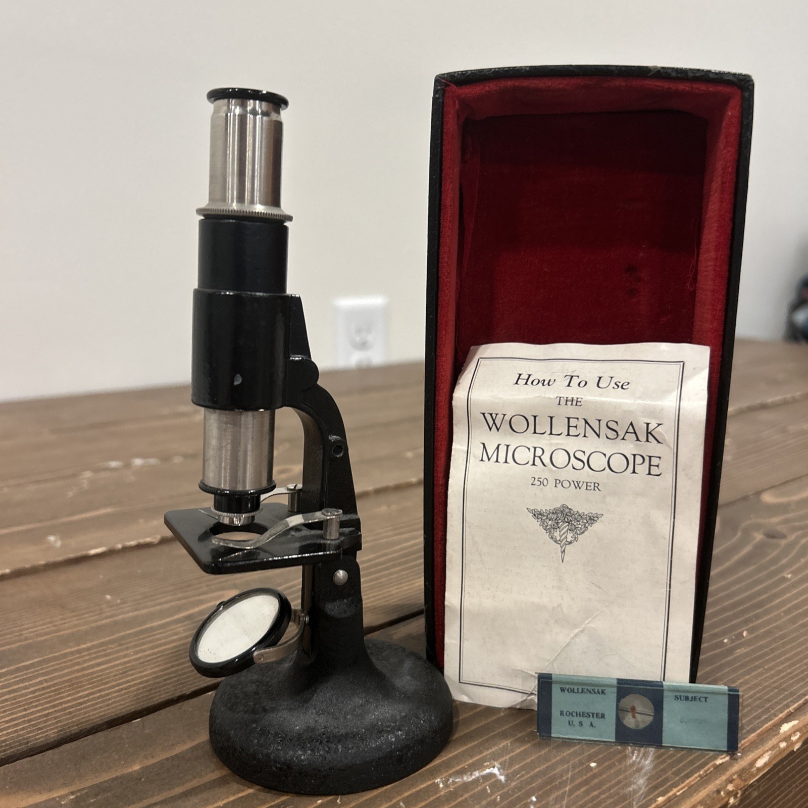 Vintage Wollensak-Rochester 250 Power. Box and Book