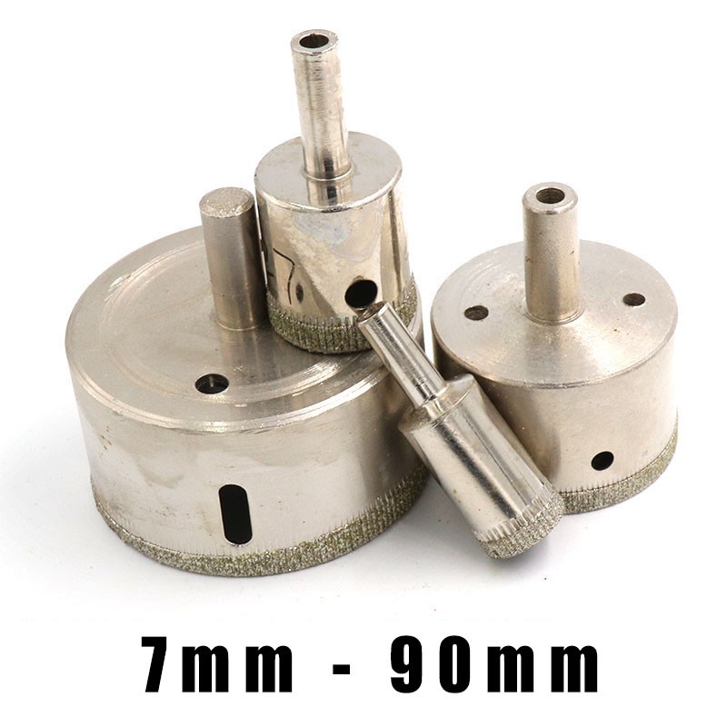 7-90mm Diamond Holesaw Core Drill Bit Cutter Tile Glass Ceramic Porcelain Marble
