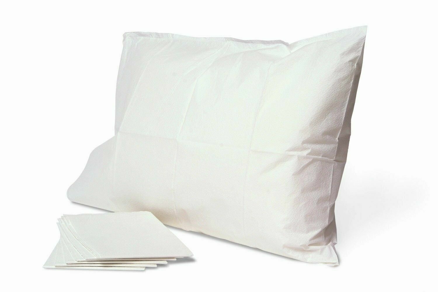 10 Units of Medical Grade Disposable White Pillow Cases 21" x 30"