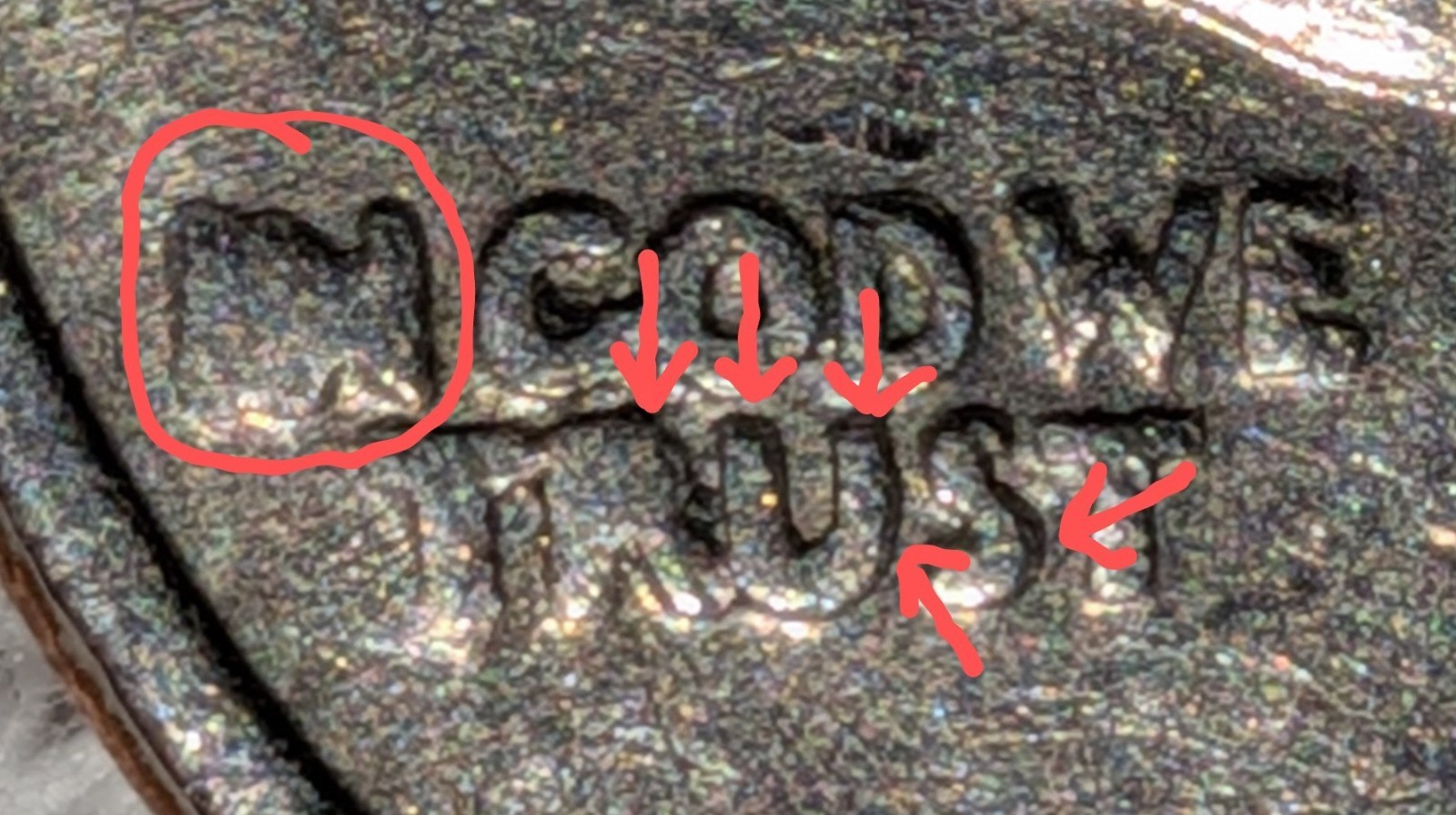 1979-D Quarter ERRORS: Filled D, Filled R, I & N Touching, Machine Doubling