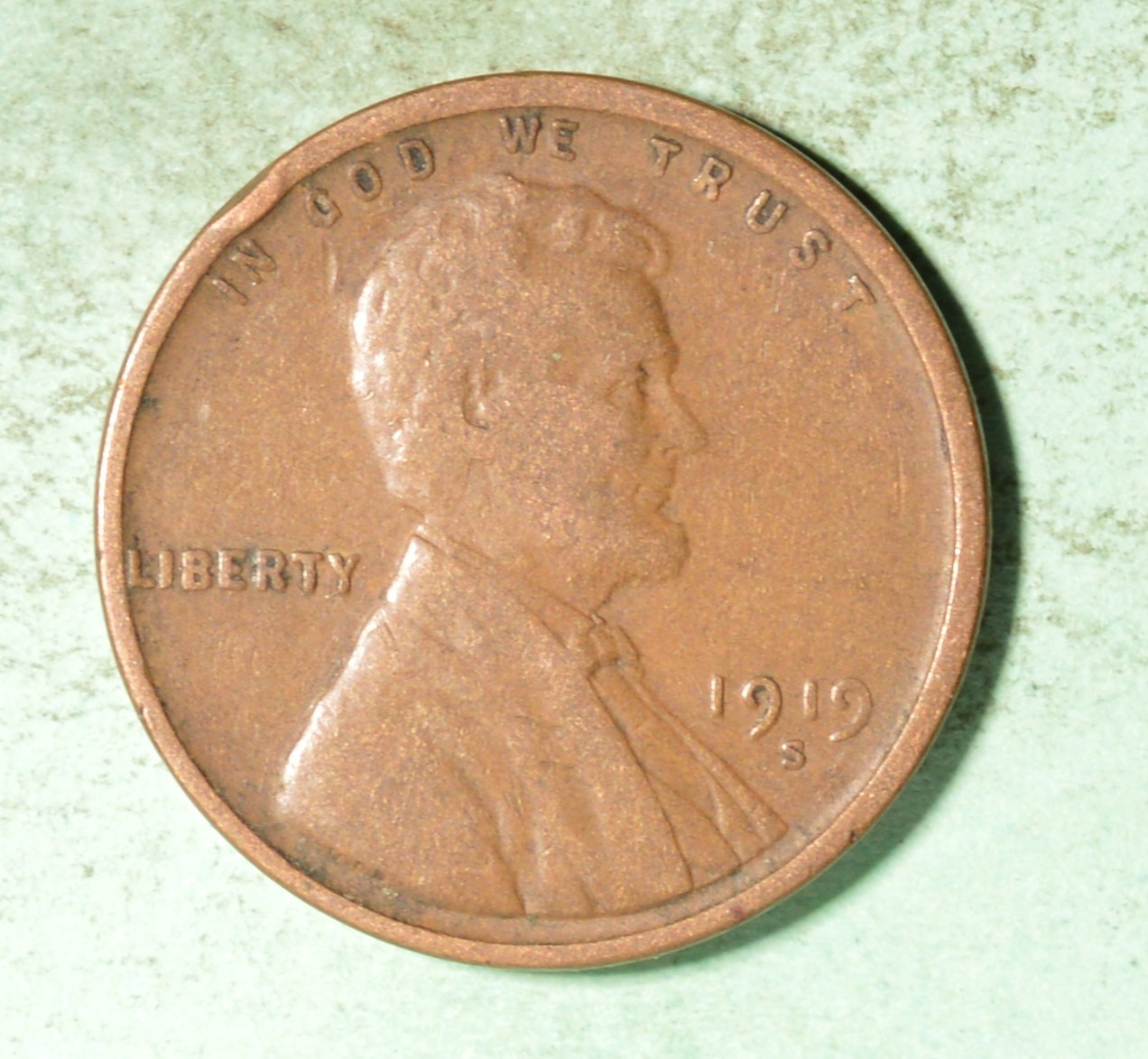1919-S  USA Wheat Cent  - INV#Z-151