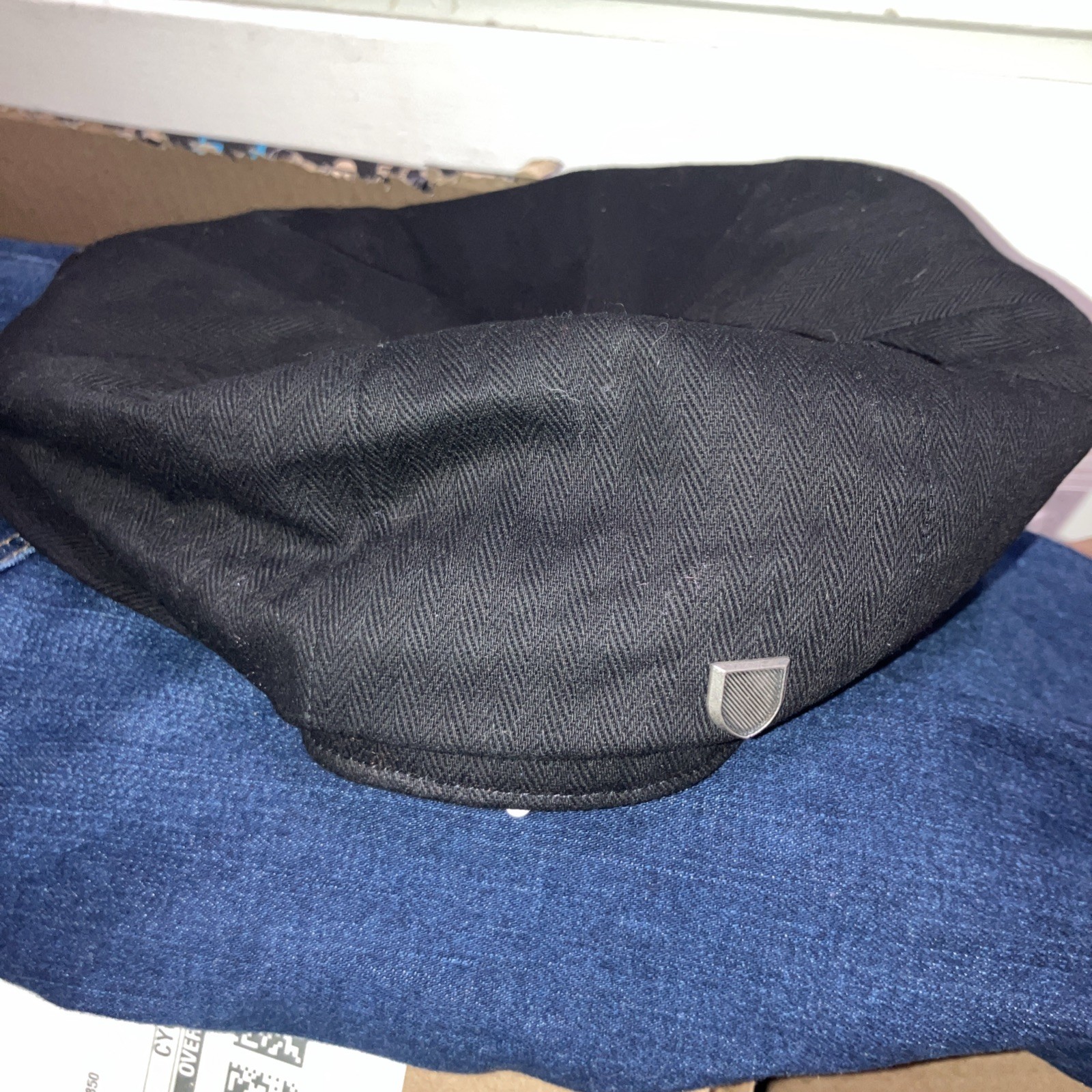 Brixton Brood Baggy Snap Cap Large Black NWT New
