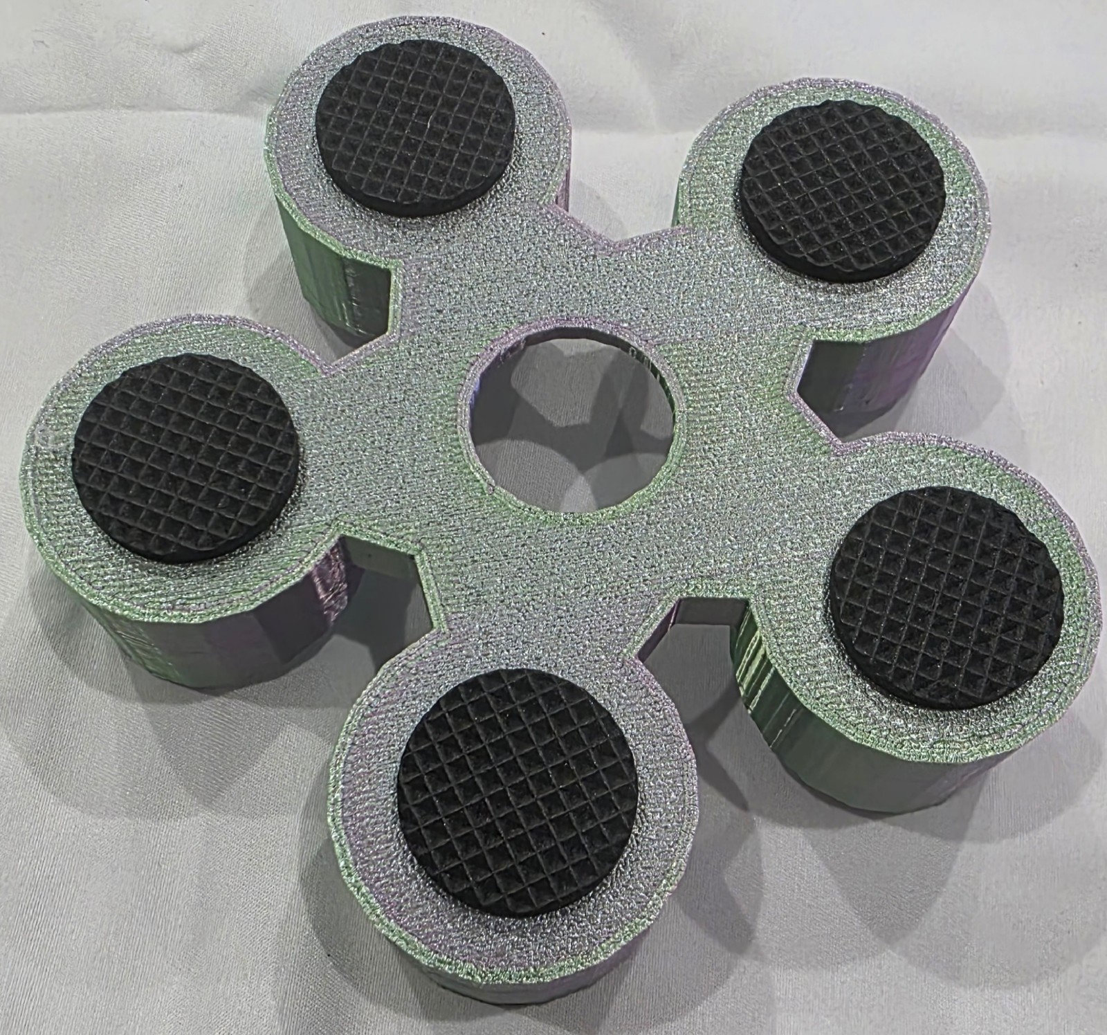 Bowling Ball Spinner Cup - Lavender and Mint