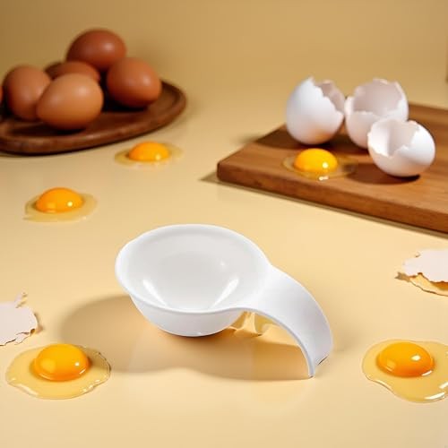 Egg Yolk Separator, for Baking Cakes Egg Separator for Raw Eggs,Plastic Egg