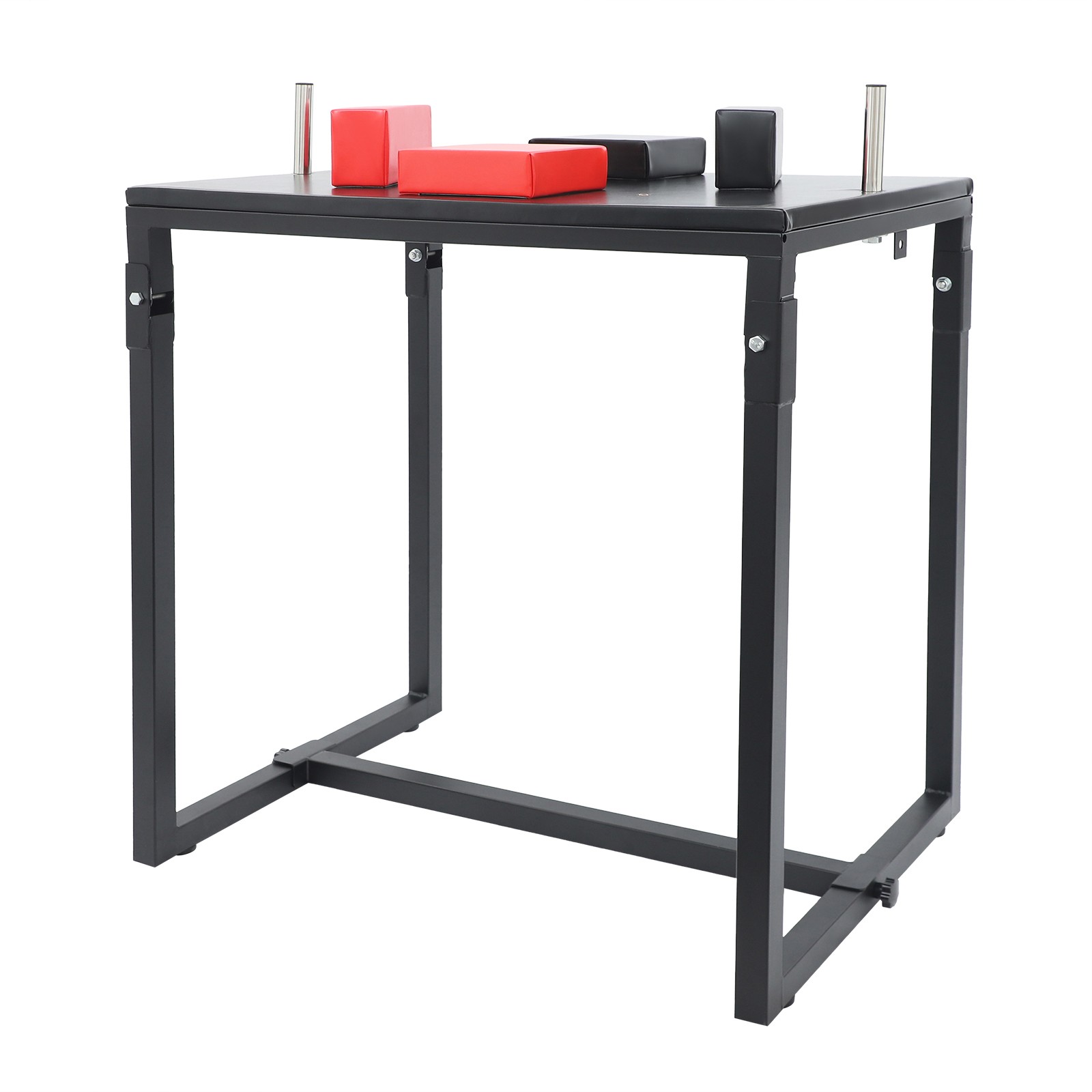 Professional Arm Wrestling Table w/ 2*Elbow/Forearm Pads, Foldable Battle Table