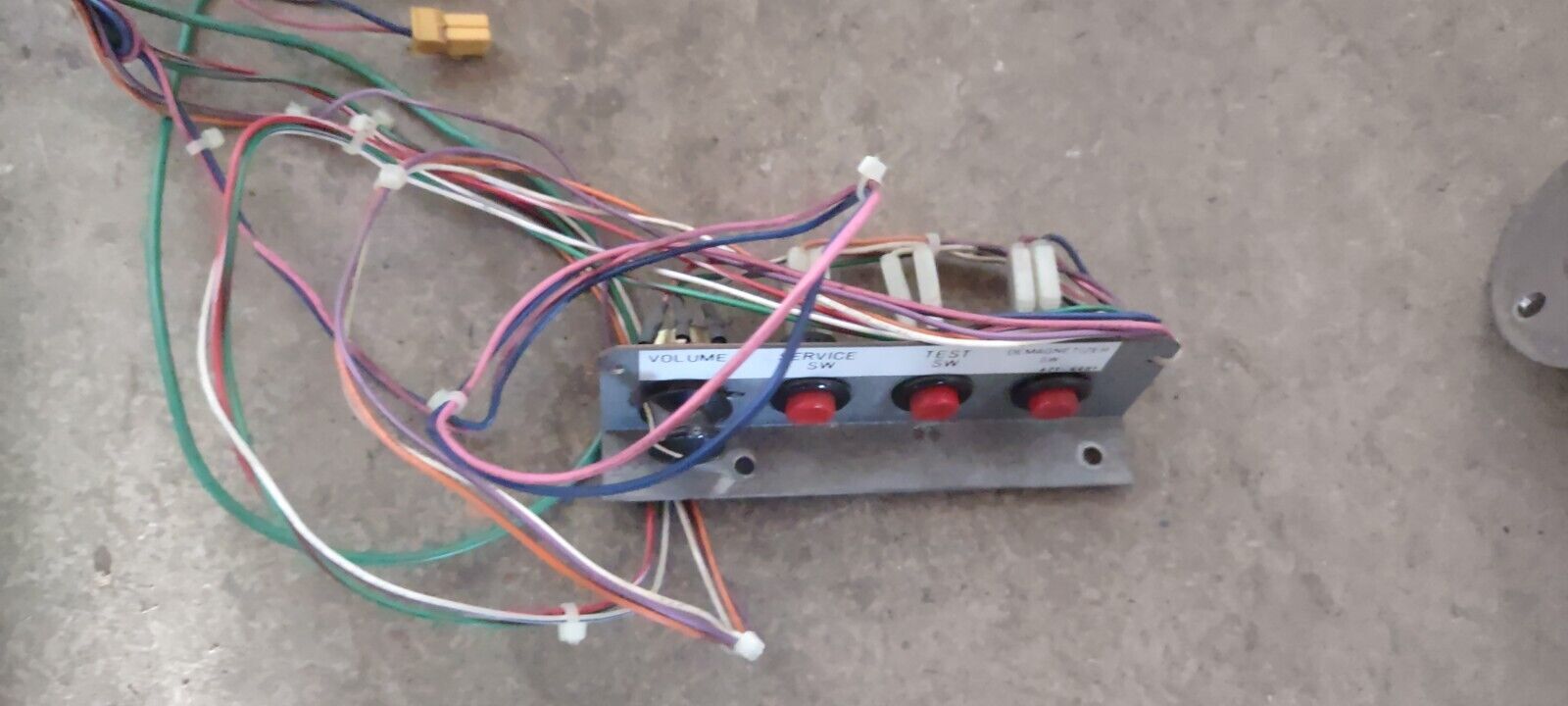 sega rail chase arcade cabinet test switch #270