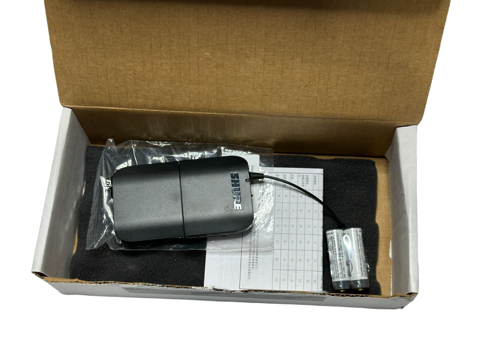Shure BLX1-J11 Bodypack Wireless Microphone Transmitter 597-608, 614-616MHz
