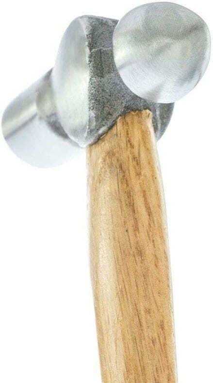 10”/4 oz ball pein hammer, hard wooden handle