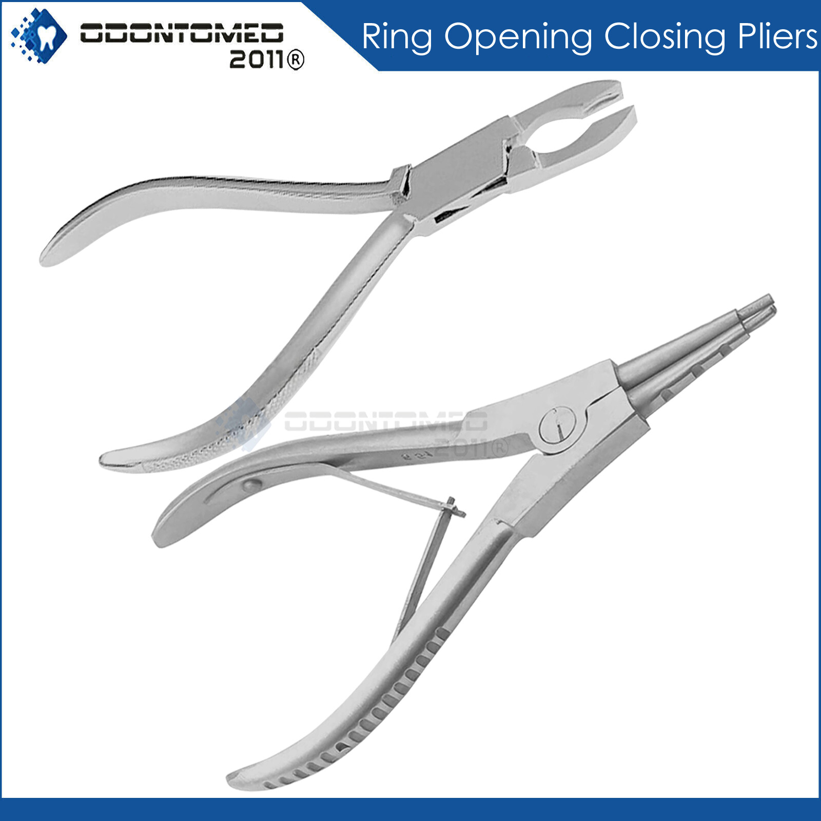 Ring Opening Pliers & Closing Pliers Forceps Body Piercing Tools 6 1/2''