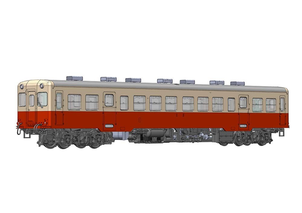 HOgauge Kominato Railway Type Kiha 200 Mid-term 1/80scale Body wearing colored U
