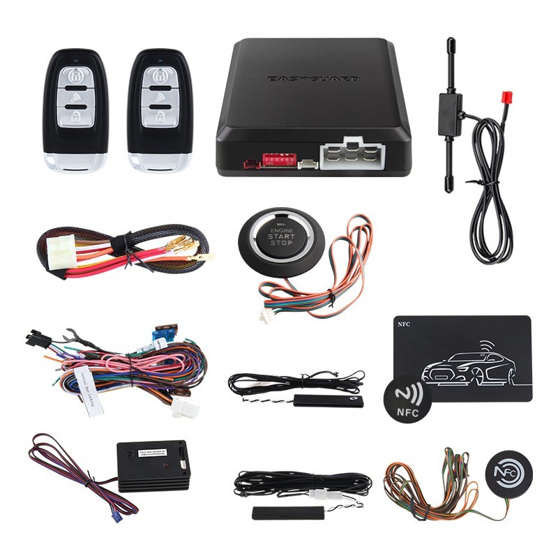 EASYGUARD keyless entry system start stop push button switch remote engine start