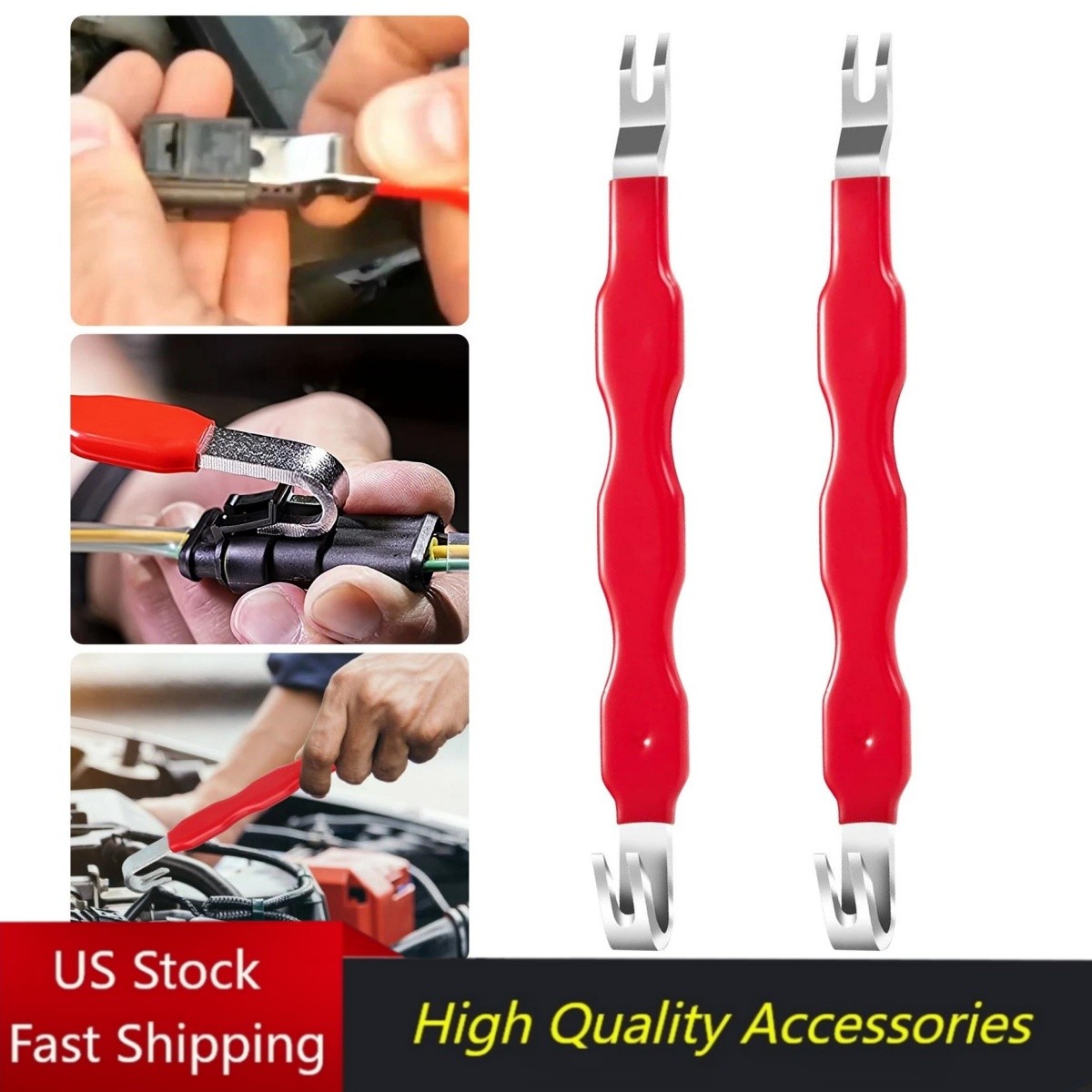 2PCS For Car Truck Repairs Electrical Terminal Connector Separator Removal Tool